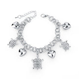 Full Crystal Fish Charm Braclets Bangles - 101 Gear Shop