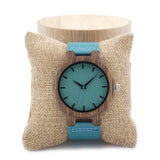 High Quality Bamboo Wood Watch Japanese Miytor - 101 Gear Shop