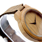 No Paint and No Chemical with Geniune Leather Wooden Watch