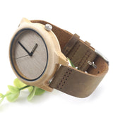 Bamboo Wood Quartz Analog Watch Miyota Japanese