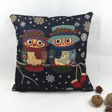 Owl Printed Cushion Home Decor