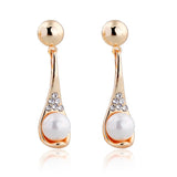 Design Big Crystal Drop Earrings