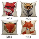 Pillow Cases Foxes Printing