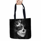 The Day of Dead Skull Printed Shopping Totes - 101 Gear Shop