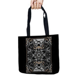 The Day of Dead Skull Printed Shopping Totes