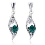 Design Big Crystal Drop Earrings