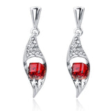 Design Big Crystal Drop Earrings