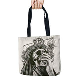 Day of Dead Storage Bags Skull Printed Shopping Tote Linen Bag For Food - 101 Gear Shop