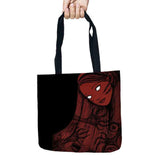 Day of Dead Storage Bags Skull Printed Shopping Tote Linen Bag For Food