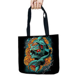 The Day of Dead Skull Printed Shopping Totes