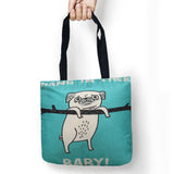 Cute Dog Storage Bags Printed Shopping Bag Tote - 101 Gear Shop