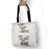 Wine bottle Printed Shpping Tote Bag - 101 Gear Shop