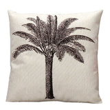 Coconut Tree Printed Car Seat Cushions