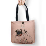 Cute Dog Storage Bags Printed Shopping Bag Tote - 101 Gear Shop