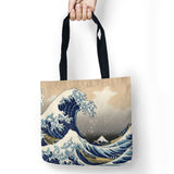 Ukiyo-e Storage Bags Classic Printed Shopping Tote ﻿