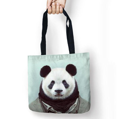 Animal Family Storage Bags Printed Shopping Bag Tote - 101 Gear Shop