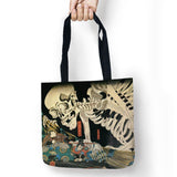 Ukiyo-e Storage Bags Classic Printed Shopping Tote ﻿