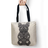 Cute Dog Storage Bags Printed Shopping Bag Tote