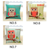 Lovely Owl Cushion Cover Polyester&Linen