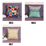 Colorful Plaid Geometric Cushions For Sofa Seat - 101 Gear Shop