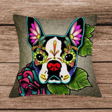 Colorful Dogs Cushion Covers