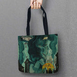 Mermaid Printed Storage Bags Shopping Tote