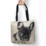 Cute Dog Storage Bags Printed Shopping Bag Tote - 101 Gear Shop