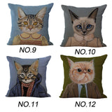 Cushion Covers Mr. Cat Series