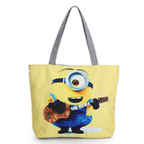 Cute Minions Printed Canvas Handbags - 101 Gear Shop