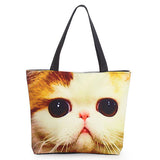 Lovely Cats Printed Canvas Tote