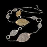 Wedding 18K Gold Plated Leaves High Quality Statement