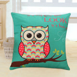 Lovely Owl Cushion Cover Polyester&Linen - 101 Gear Shop