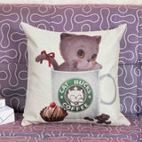 Cat Print Pattern Home Decor