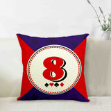 Poker Printed Home Decor Cushions