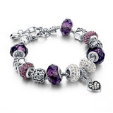 Friendship Love Charm Murano Crystal Beads Bracelets - 101 Gear Shop
