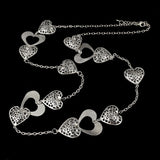 Heart Crystal 18k Gold Plated Long Chain Necklaces & Pendants - 101 Gear Shop