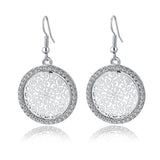 Design Big Crystal Drop Earrings