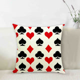 Poker Printed Home Decor Cushions