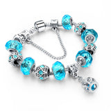 Silver Charm Royal Crown Bracelet