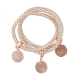 Chain Bracelet Round Hollow Charm Bracelets - 101 Gear Shop