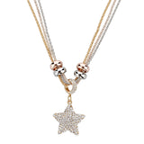 Long Necklace Crystal Bear Pendant Necklace - 101 Gear Shop