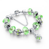 Silver Charm Royal Crown Bracelet