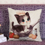 Cat Print Pattern Home Decor - 101 Gear Shop